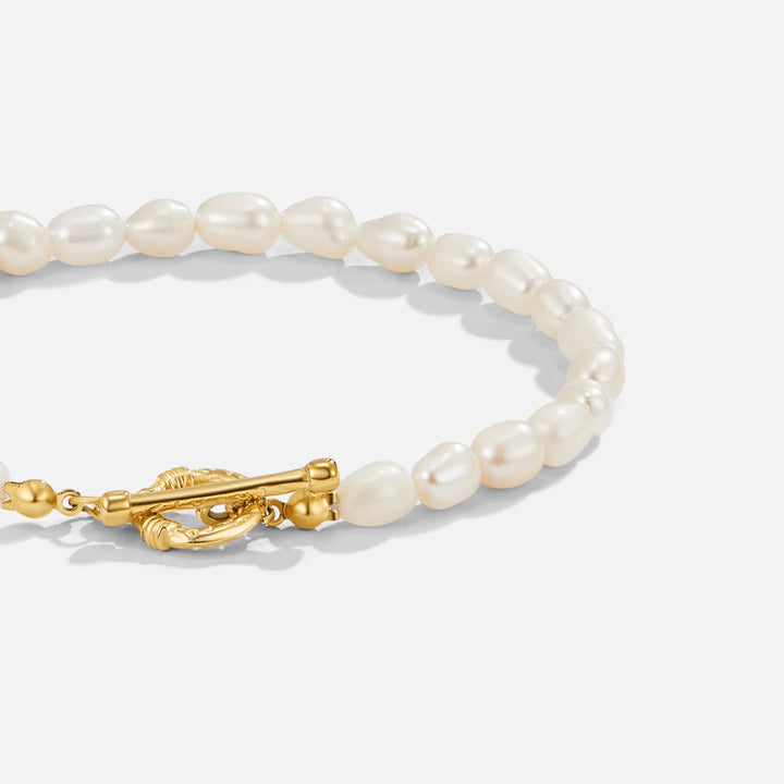 TIFF PEARLS BRACELET | GOLD