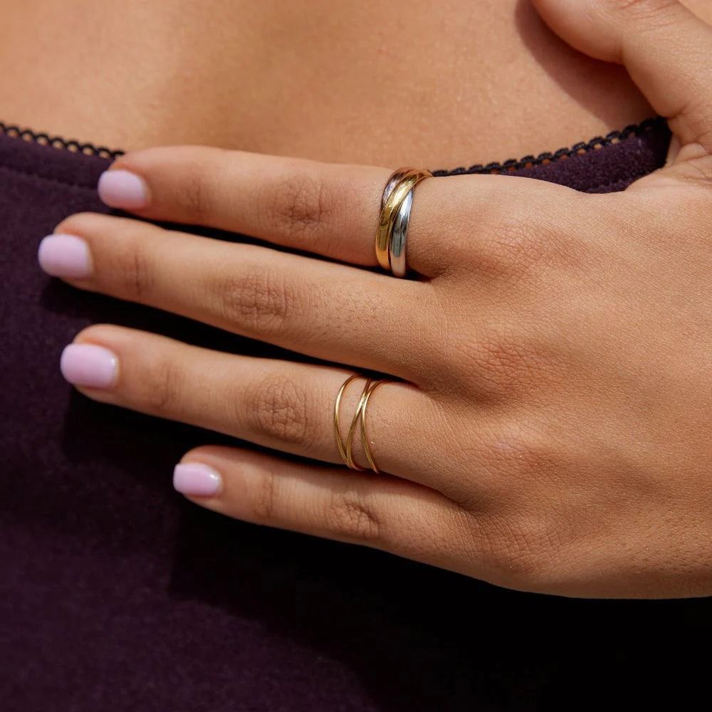JILL TRIPLE RING | GOLD