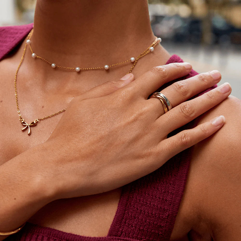 JILL TRIPLE RING | GOLD