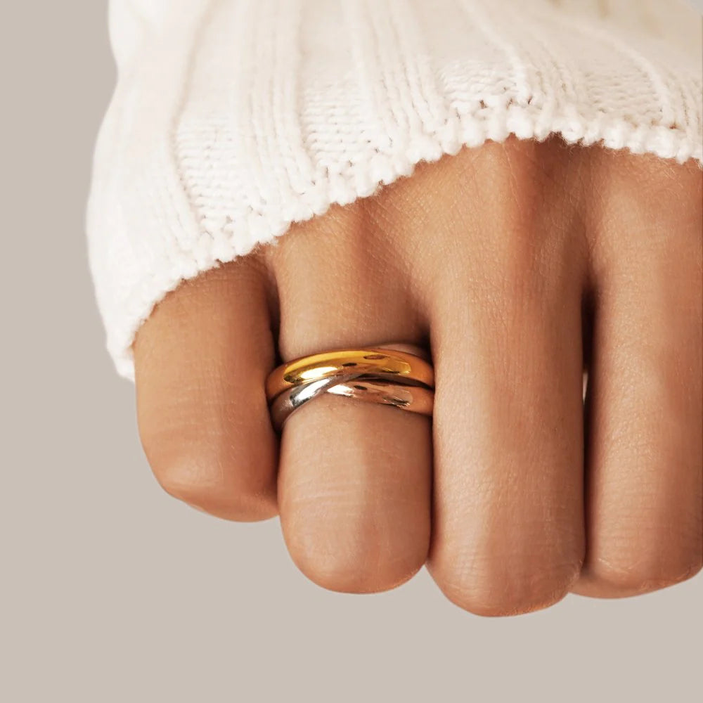 JILL TRIPLE RING | GOLD