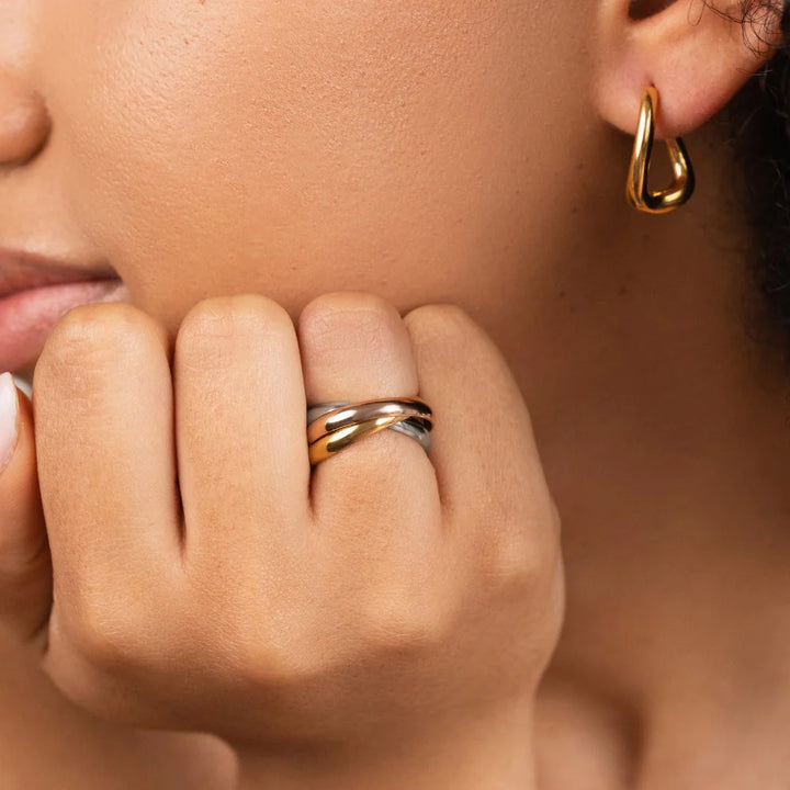 JILL TRIPLE RING | GOLD