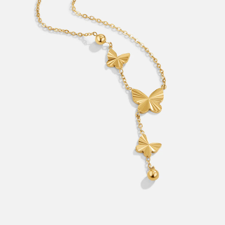 BUTTERFLY NECKLACE | GOLD