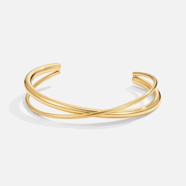 LEA TWIST BRACELET | WHITE GOLD