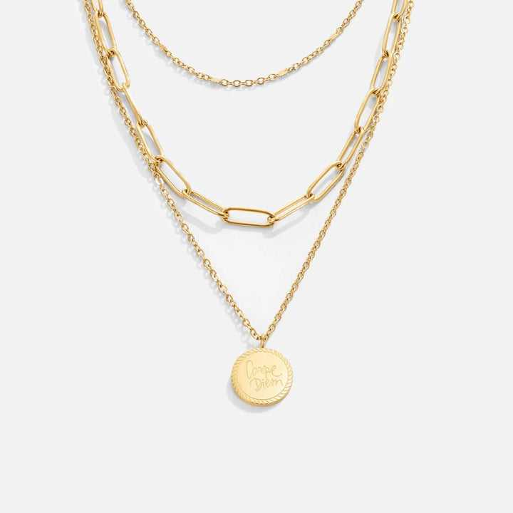 CARPE DIEM NECKLACE | GOLD