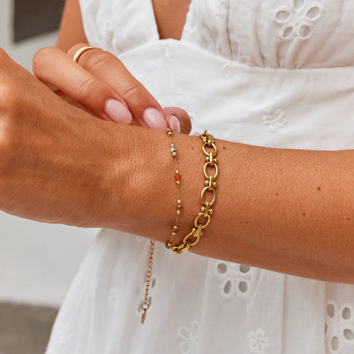 CHAIN CHUNKY BRACELET | GOLD