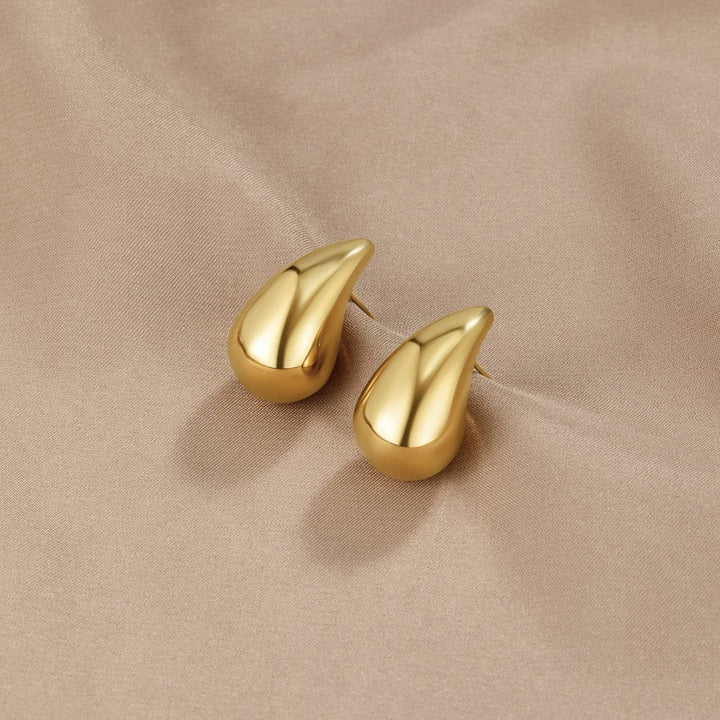 OLIVIA TEARDROP EARRINGS | GOLD