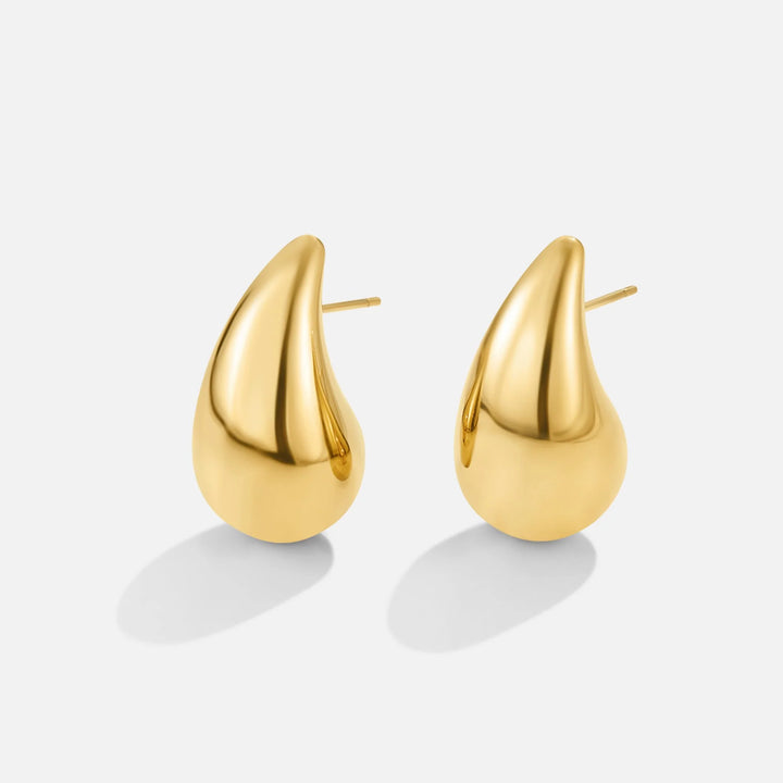 OLIVIA TEARDROP EARRINGS | GOLD