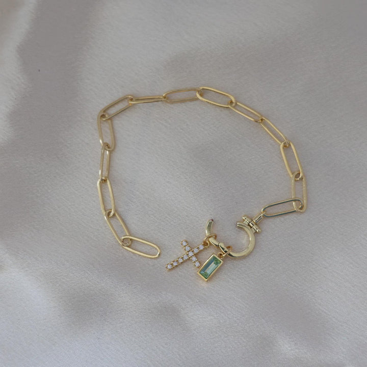 NANCY BIRTHSTONE BRACELET | GOLD
