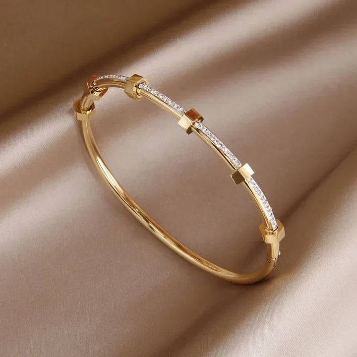 LUCY BOLTS BRACELET | GOLD