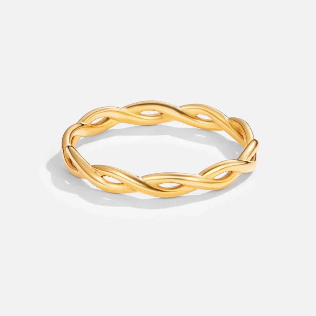 TINA TWISTED RING | GOLD