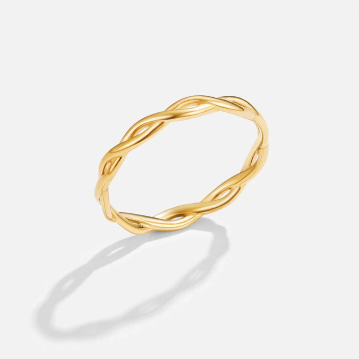 TINA TWISTED RING | GOLD