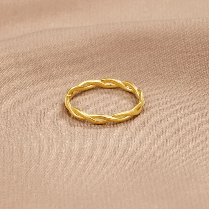 TINA TWISTED RING | GOLD
