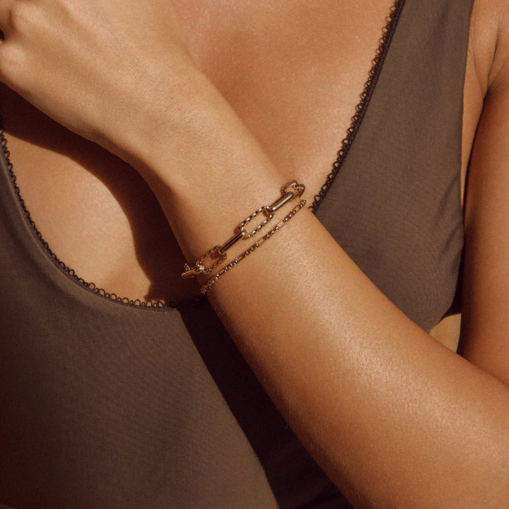 CATE CHUNKY BRACELET | GOLD