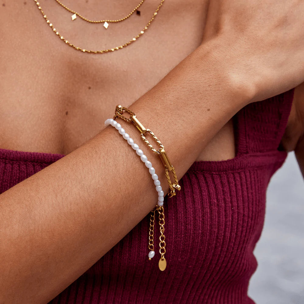 CATE CHUNKY BRACELET | GOLD