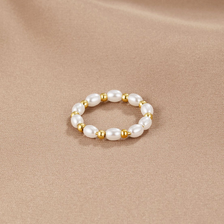 BOBBY PEARL RING | GOLD