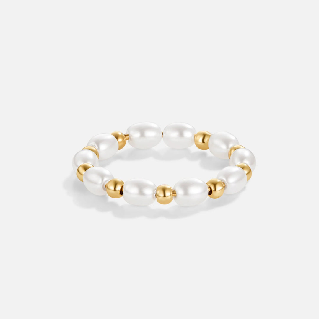 BOBBY PEARL RING | GOLD
