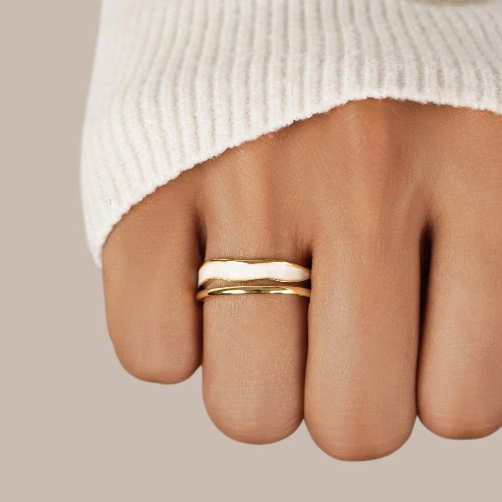 LEXA DOUBLE RING | GOLD