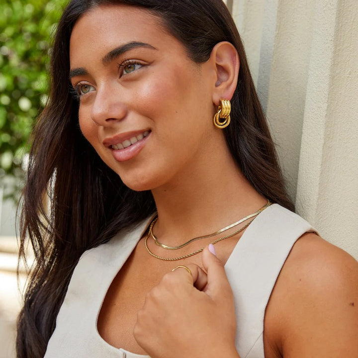 MONA LAYER EARRINGS | GOLD