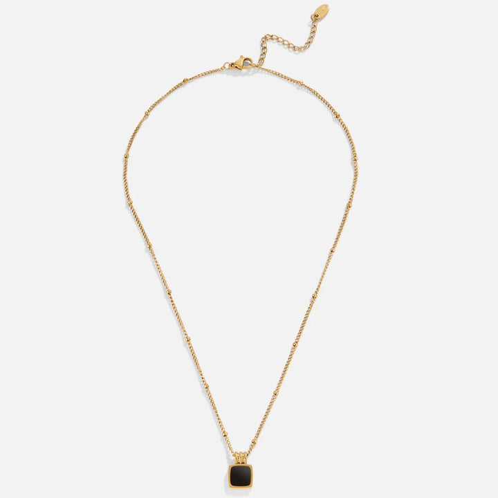 DEBBY WHITE NECKLACE | GOLD