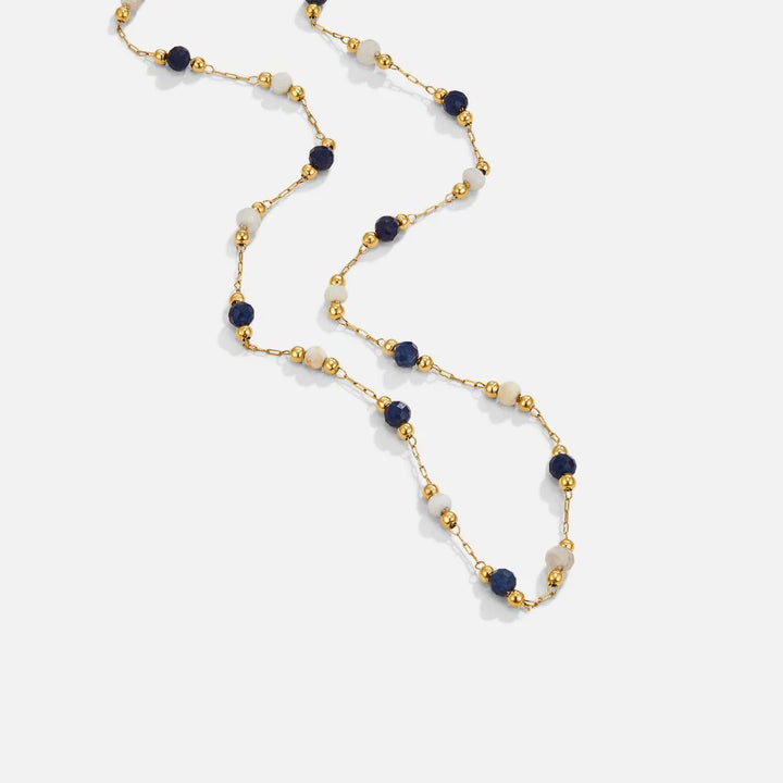 COLOR PEARLS NECKLACE | GOLD
