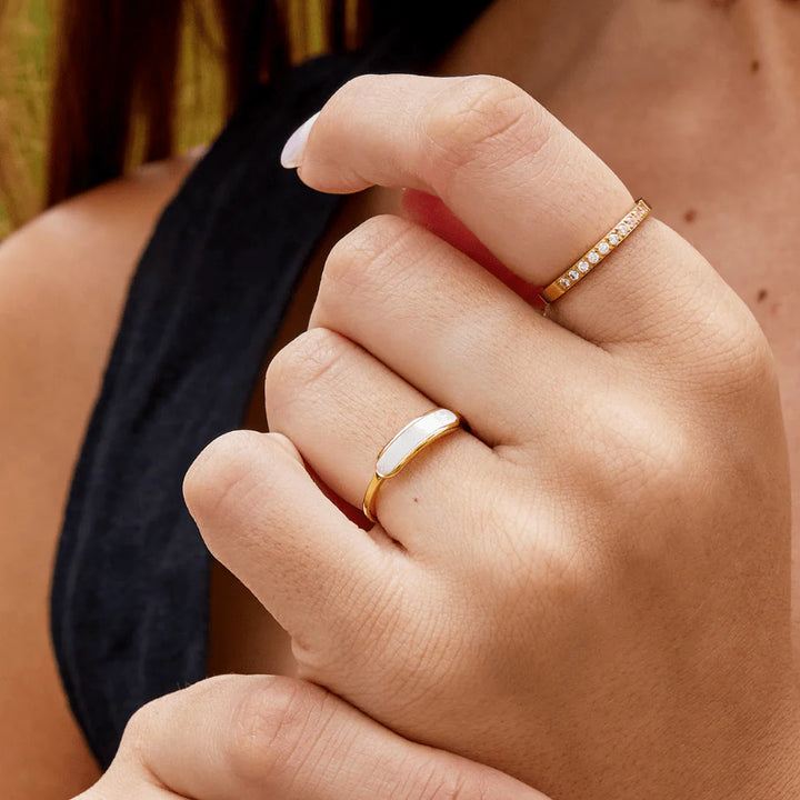 MARA PEARL RING | GOLD