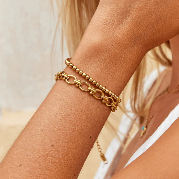 HOLY BEADS BRACELET | GOLD