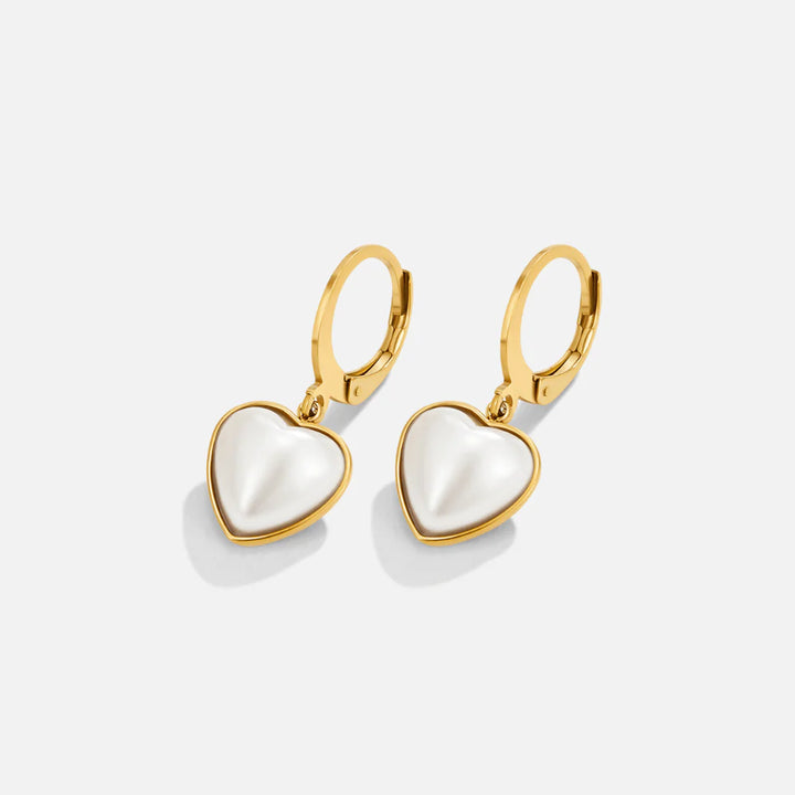 MOLLY HEART EARRINGS | GOLD