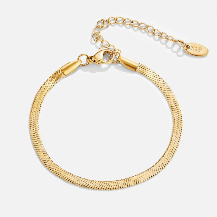 ROSA SNAKE BRACELET | WHITE GOLD