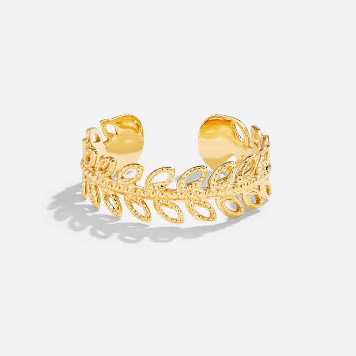 SASHA LEAF RING | GOLD