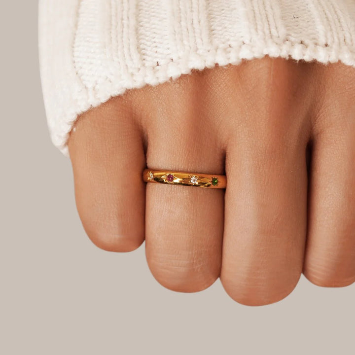 JUL RAINBOW RING | GOLD