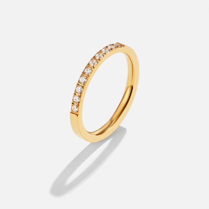 TATE CRYSTAL RING | GOLD