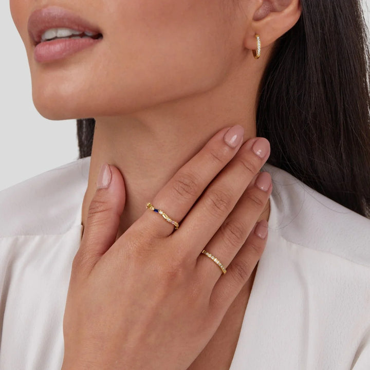 TATE CRYSTAL RING | GOLD