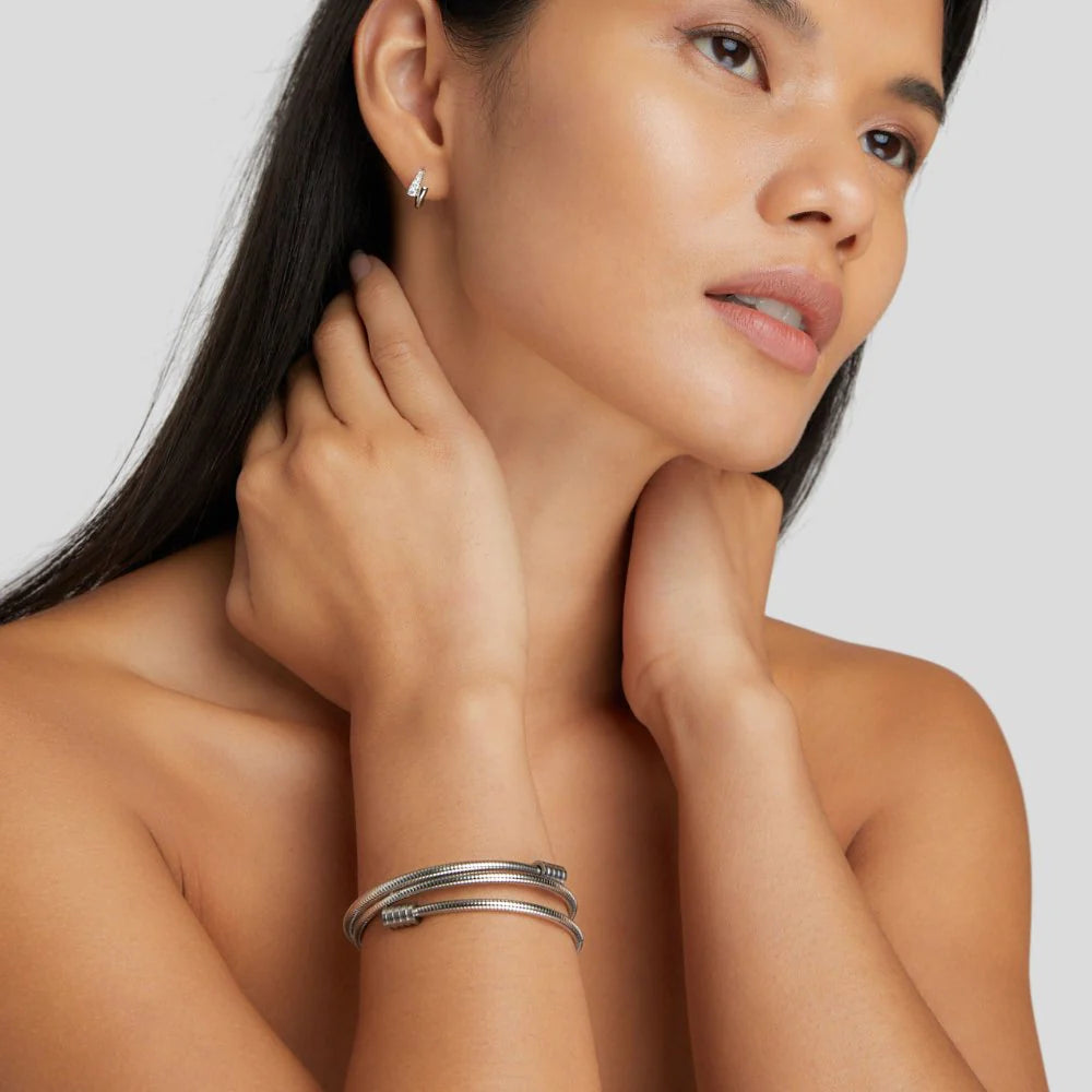 MEREL WRAP BRACELET | WHITE GOLD